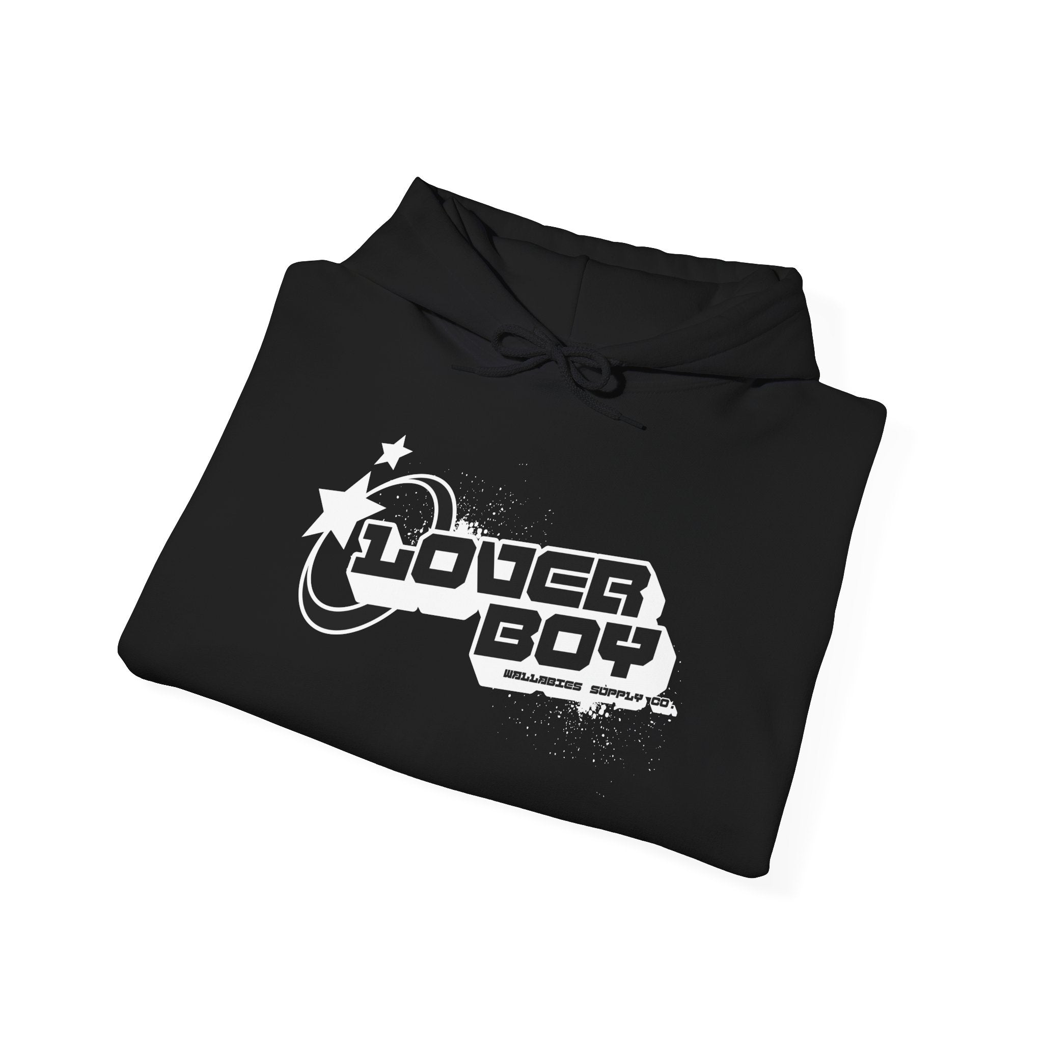 Lover Boy Graphic Hoodie – Retro Star Logo Streetwear Sweatshirt