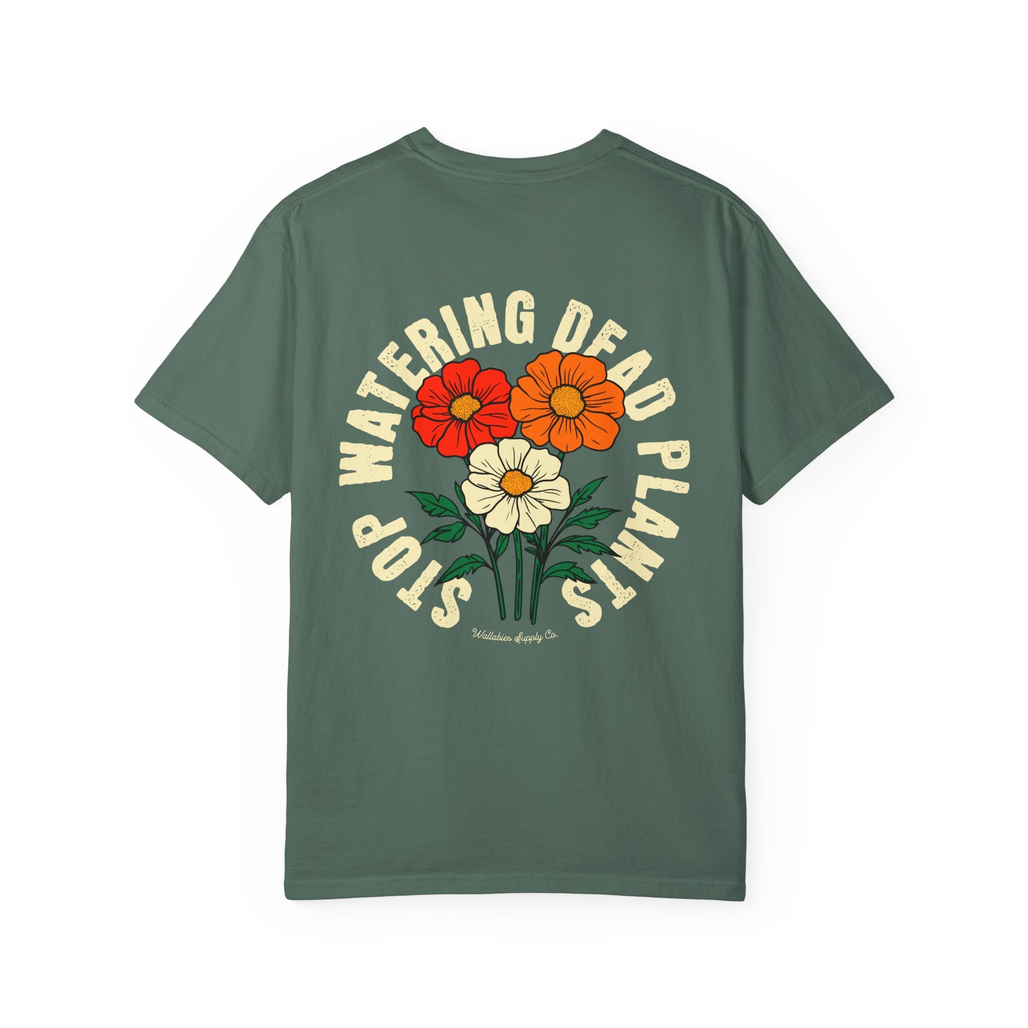 Stop Watering Dead Plants T-Shirt — Vintage Floral Graphic Tee