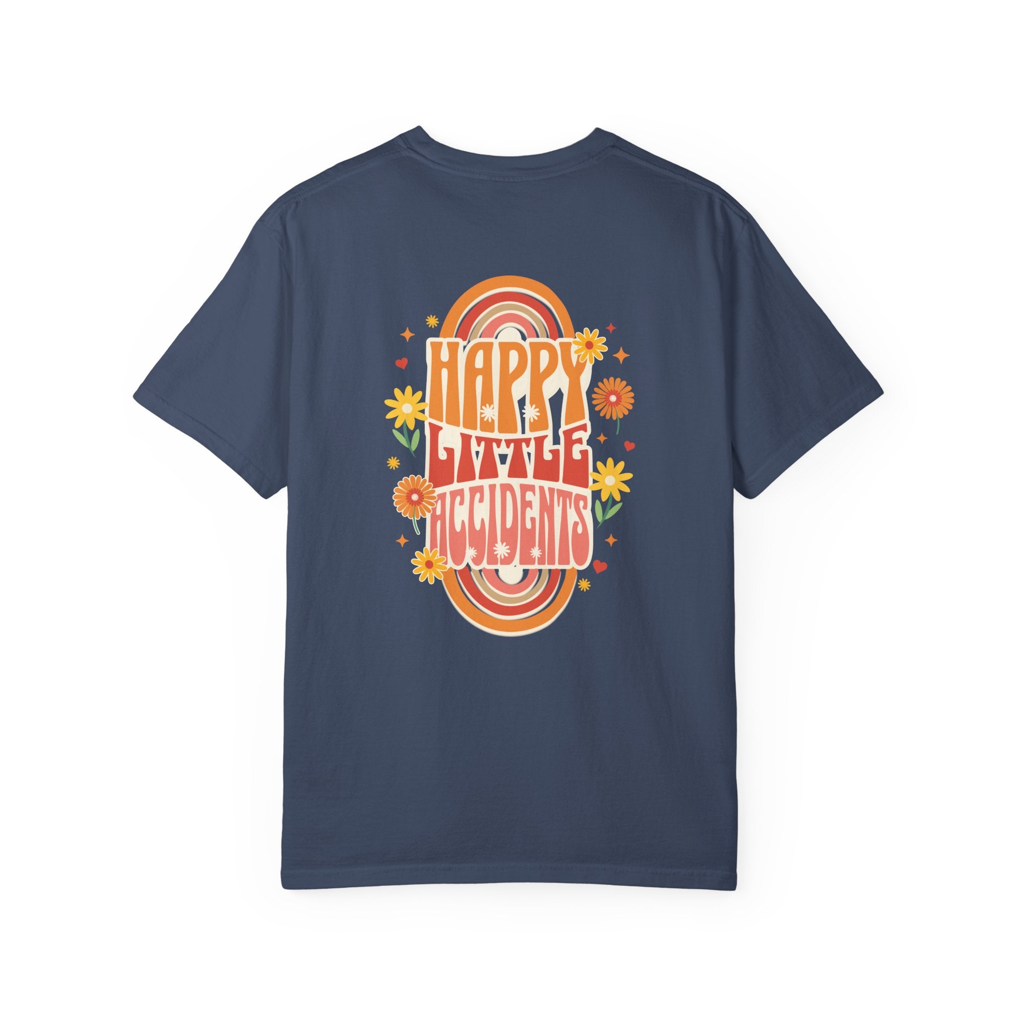 "Happy Little Accidents" Vintage-Inspired Unisex T-Shirt for Casual Days, Gifts, Summer Fun, Boho Style