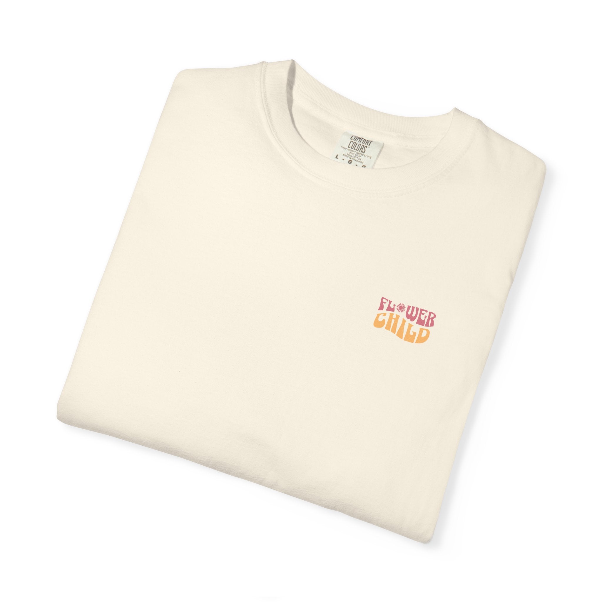 Flower Child Unisex Retro Design Tee, Bohemian Shirt, Gift for Friends, Vintage Styled Top