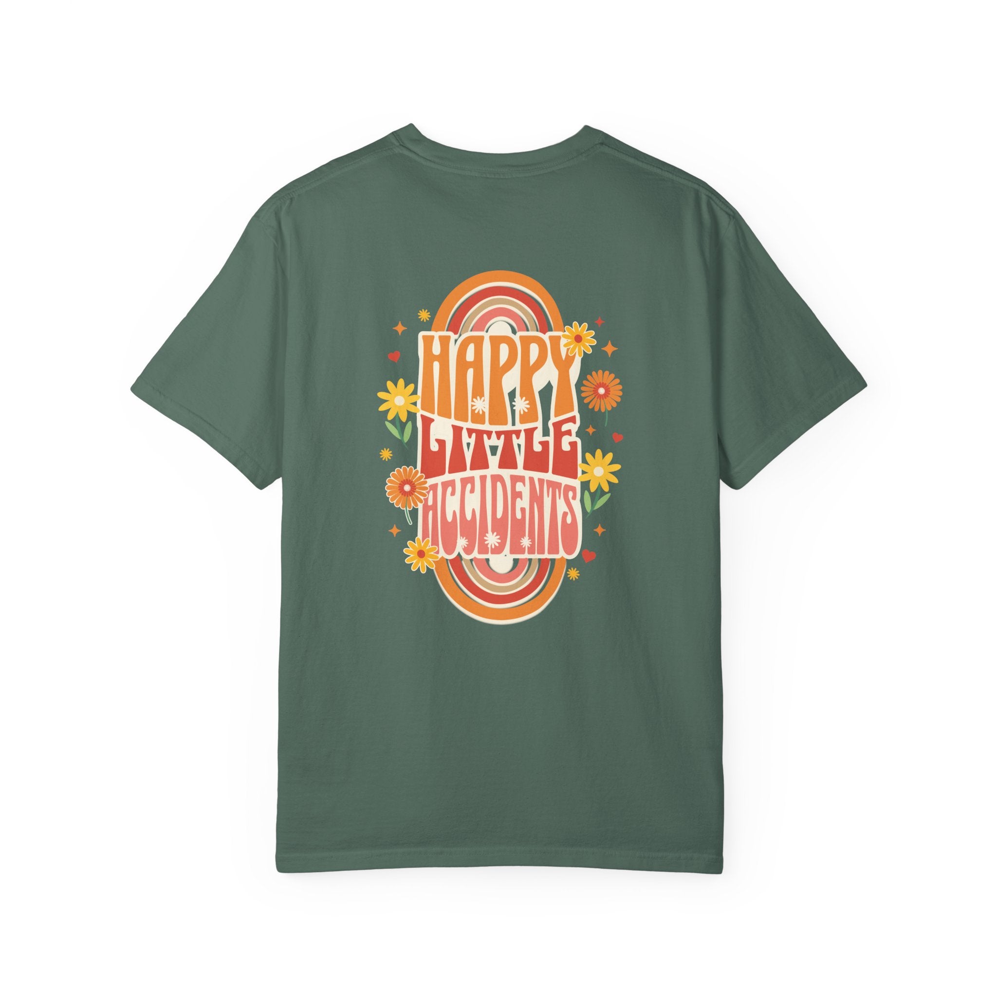 "Happy Little Accidents" Vintage-Inspired Unisex T-Shirt for Casual Days, Gifts, Summer Fun, Boho Style