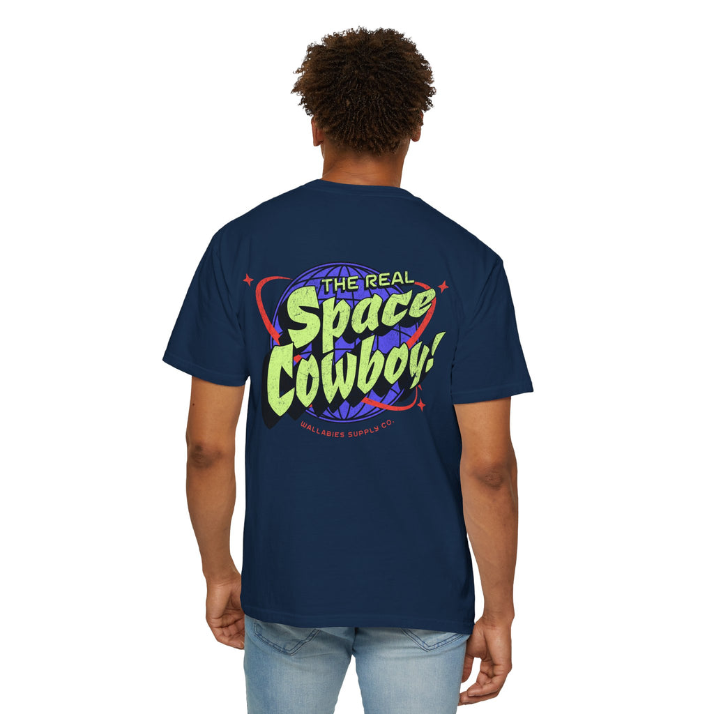 Space Cowboy T-Shirt — “The Real Space Cowboy” Retro Graphic Tee