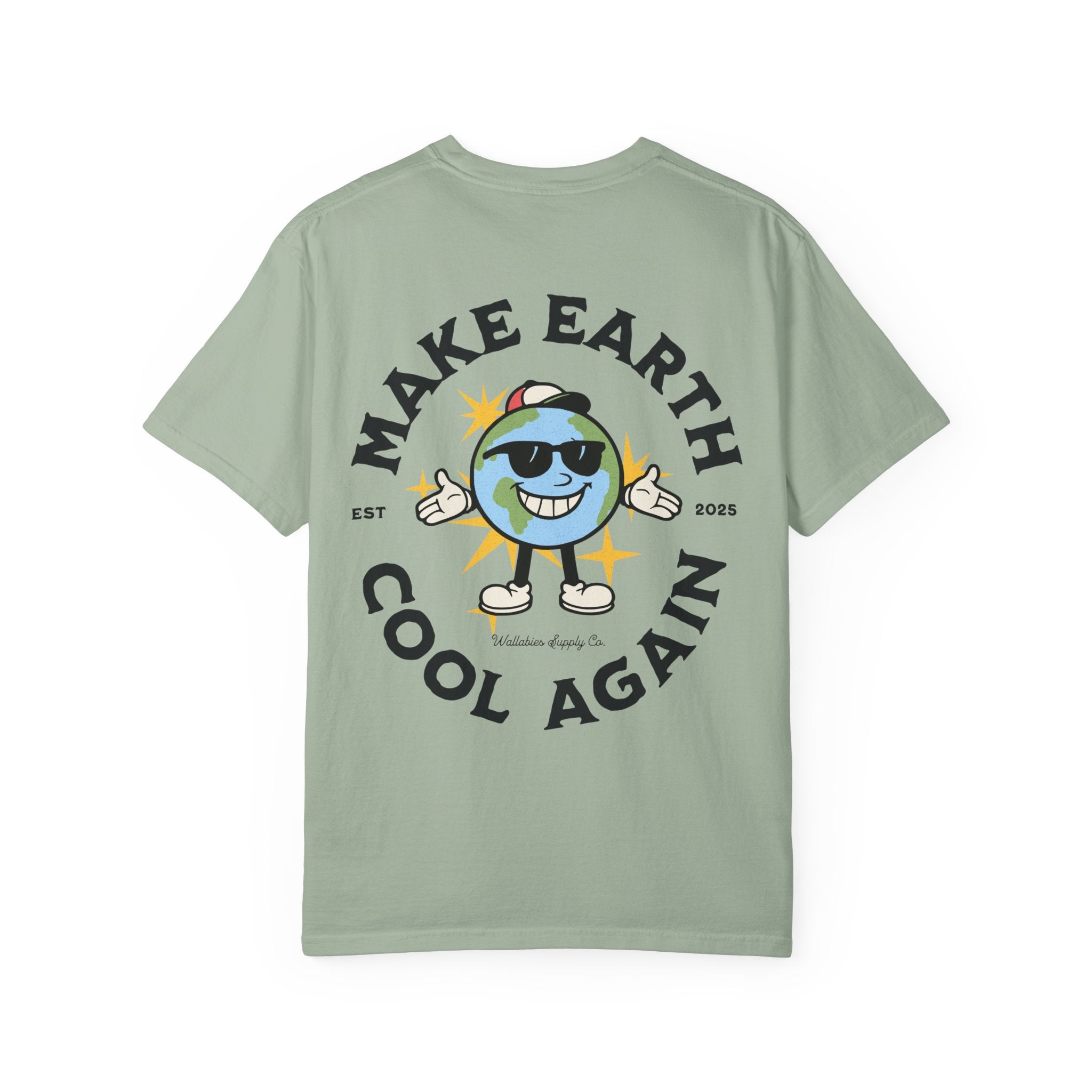 Make Earth Cool Again Whimsical Earth Day Unisex Casual Tee, Eco-Friendly Apparel, Sustainable Fashion, Gift for Environmentalists