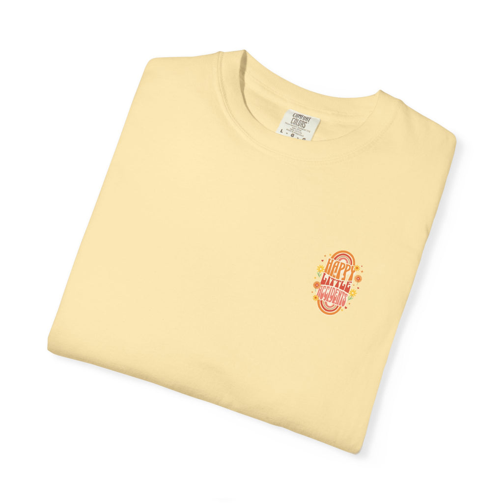 "Happy Little Accidents" Vintage-Inspired Unisex T-Shirt for Casual Days, Gifts, Summer Fun, Boho Style