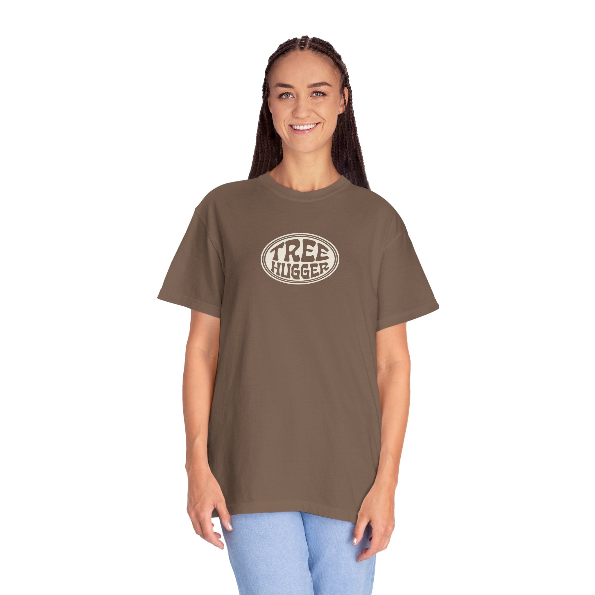 Eco-Friendly Tree Hugger T-Shirt - Soft Casual Top for Nature Lovers, Earth Day Gift, Unisex Wear, Sustainable Fashion, Cute Graphic Tee