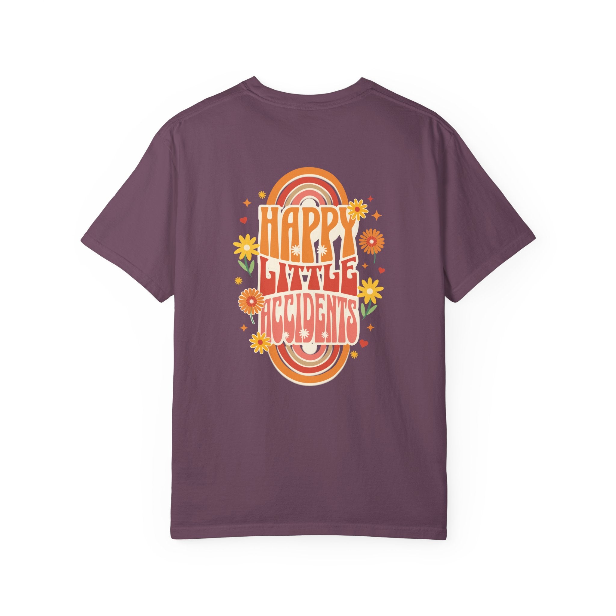 "Happy Little Accidents" Vintage-Inspired Unisex T-Shirt for Casual Days, Gifts, Summer Fun, Boho Style