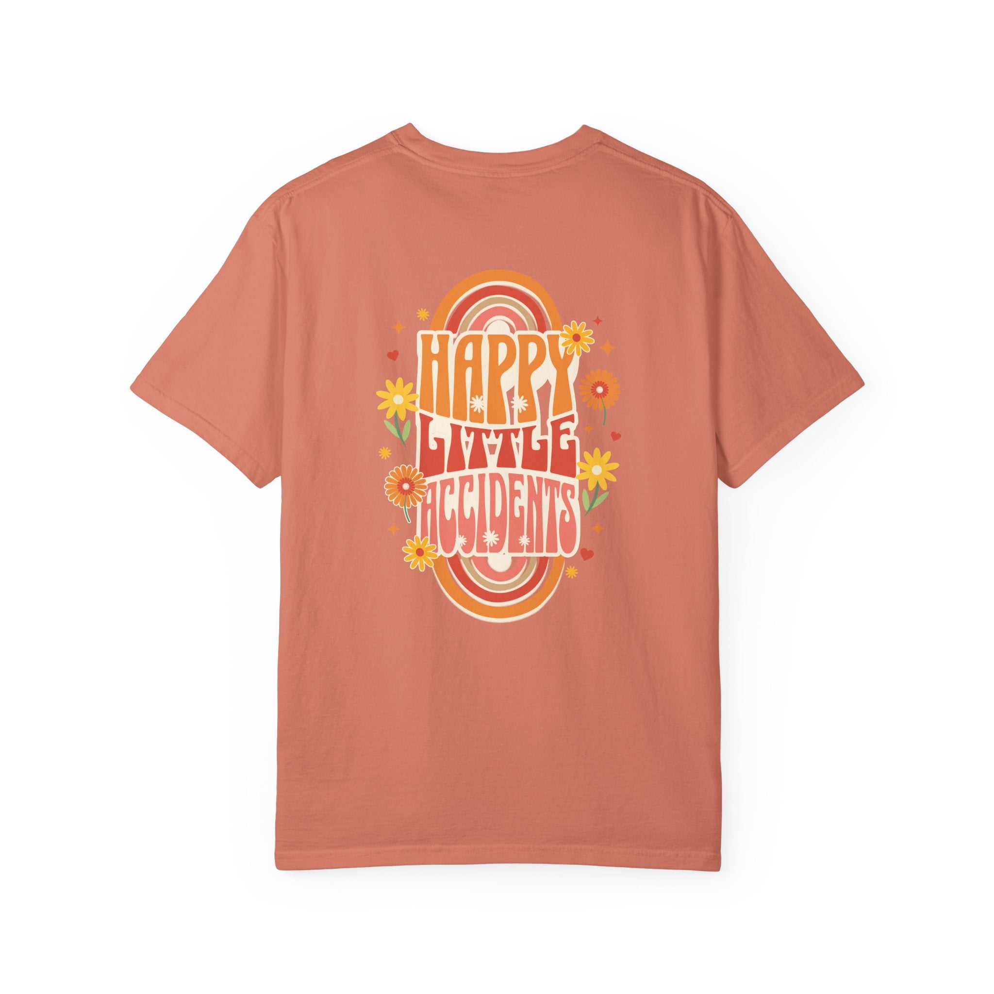 "Happy Little Accidents" Vintage-Inspired Unisex T-Shirt for Casual Days, Gifts, Summer Fun, Boho Style