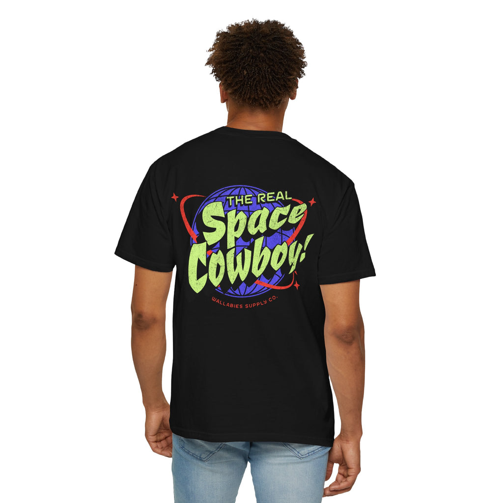 Space Cowboy T-Shirt — “The Real Space Cowboy” Retro Graphic Tee