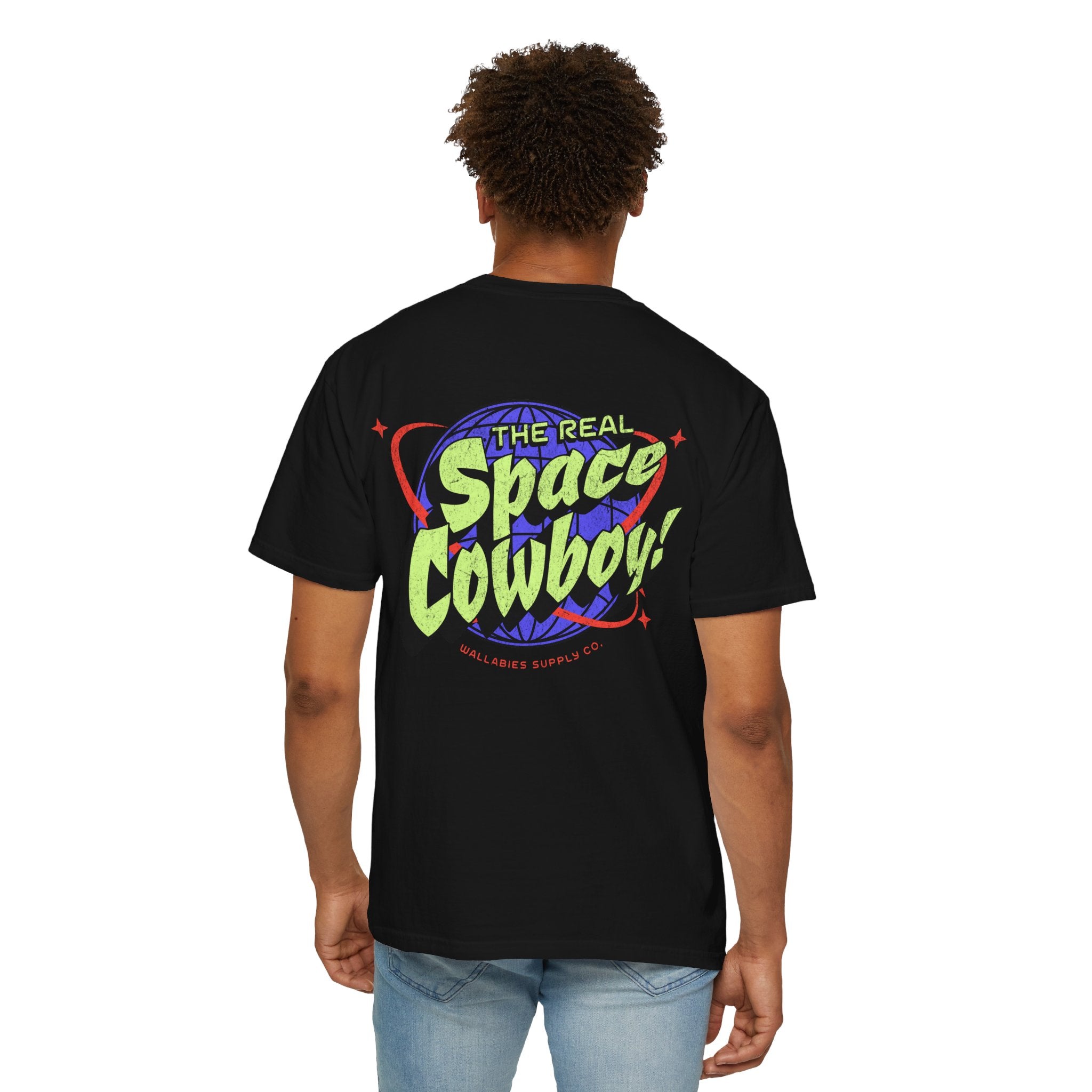 Space Cowboy T-Shirt — “The Real Space Cowboy” Retro Graphic Tee