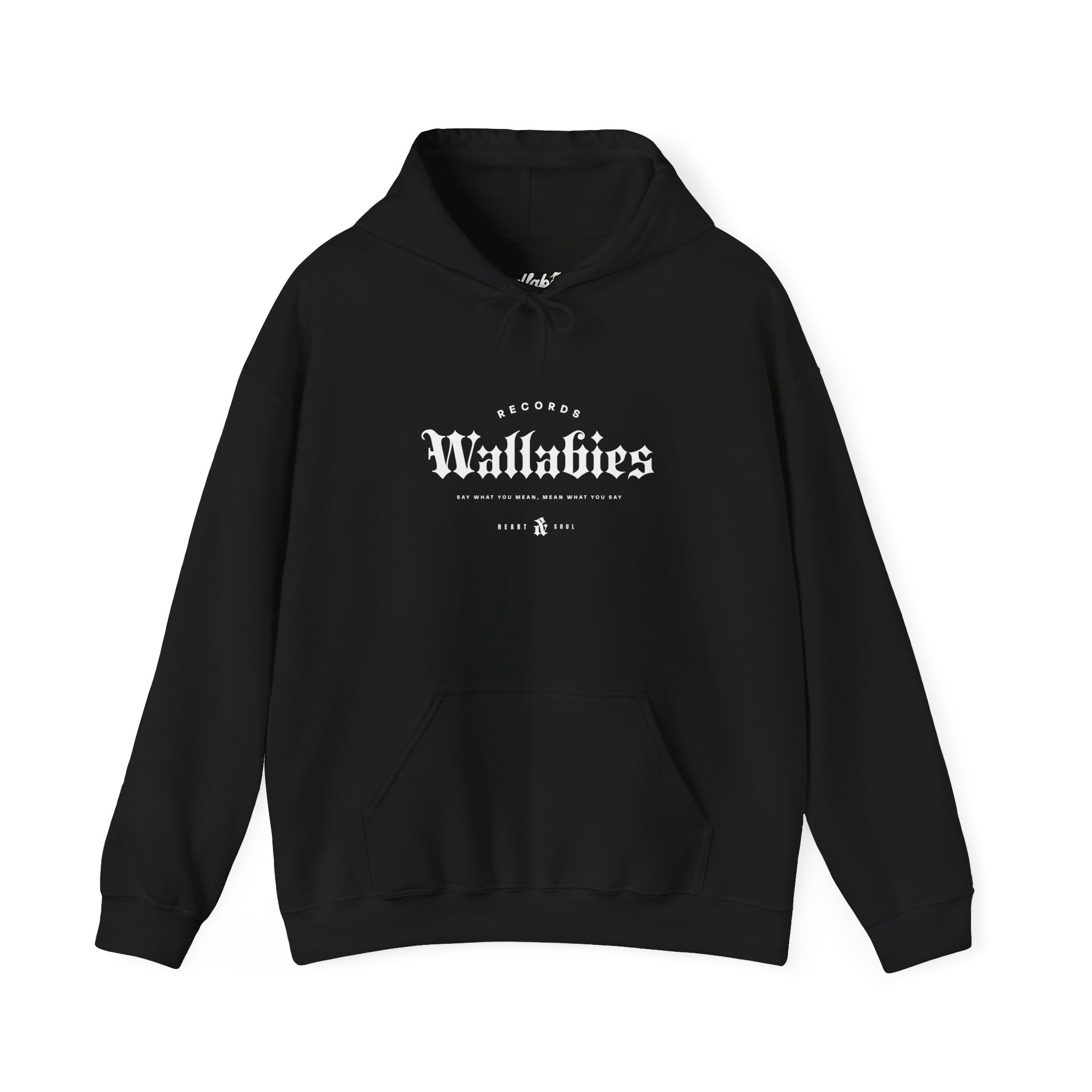Wallabies Records Midweight Streetwear Hoodie