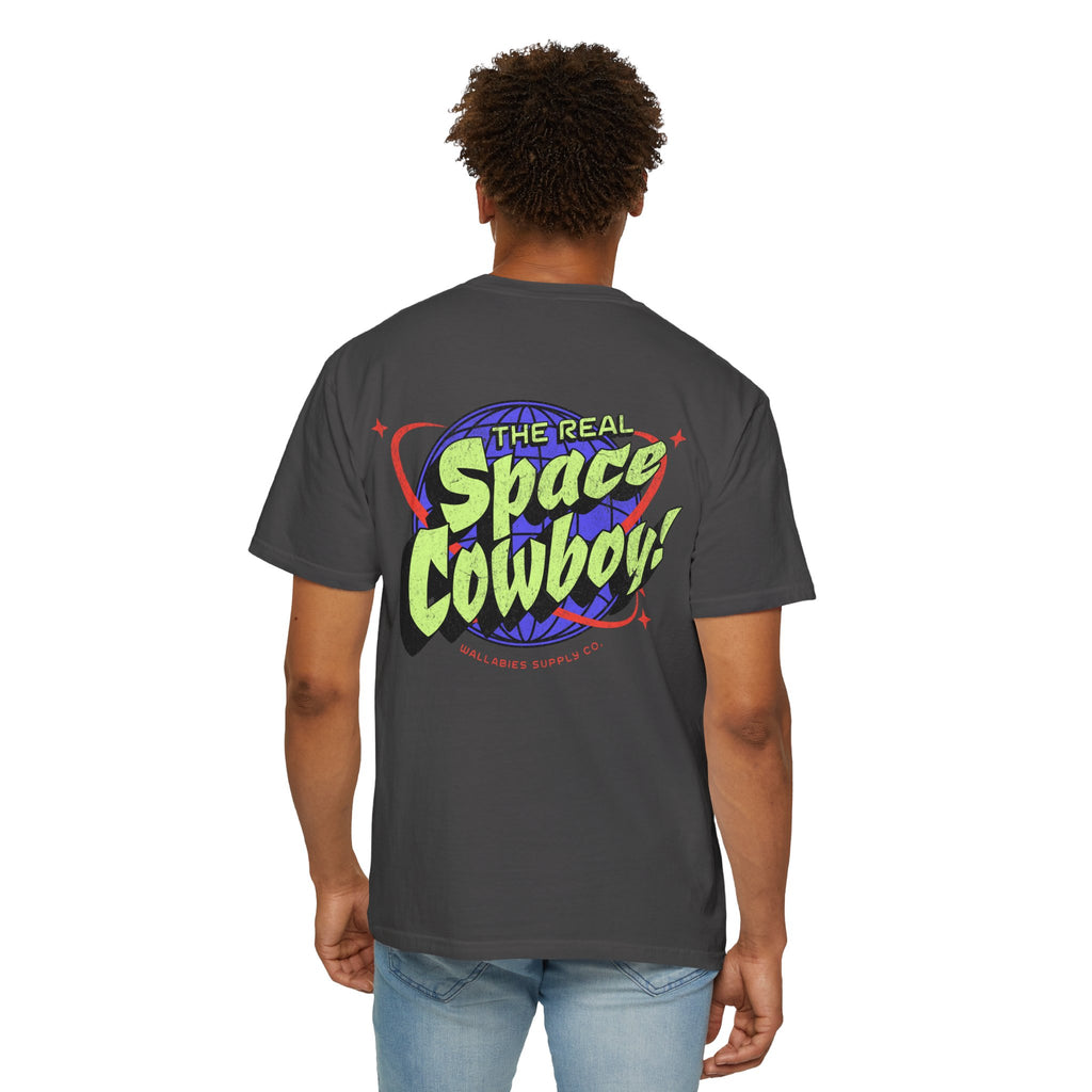 Space Cowboy T-Shirt — “The Real Space Cowboy” Retro Graphic Tee