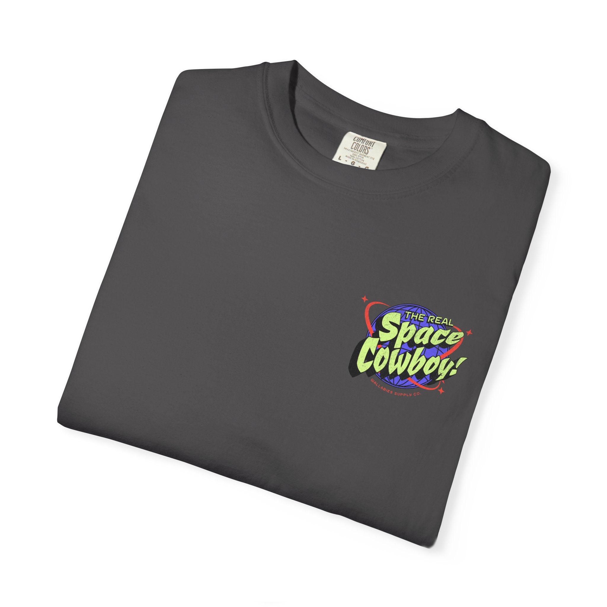 Space Cowboy T-Shirt — “The Real Space Cowboy” Retro Graphic Tee