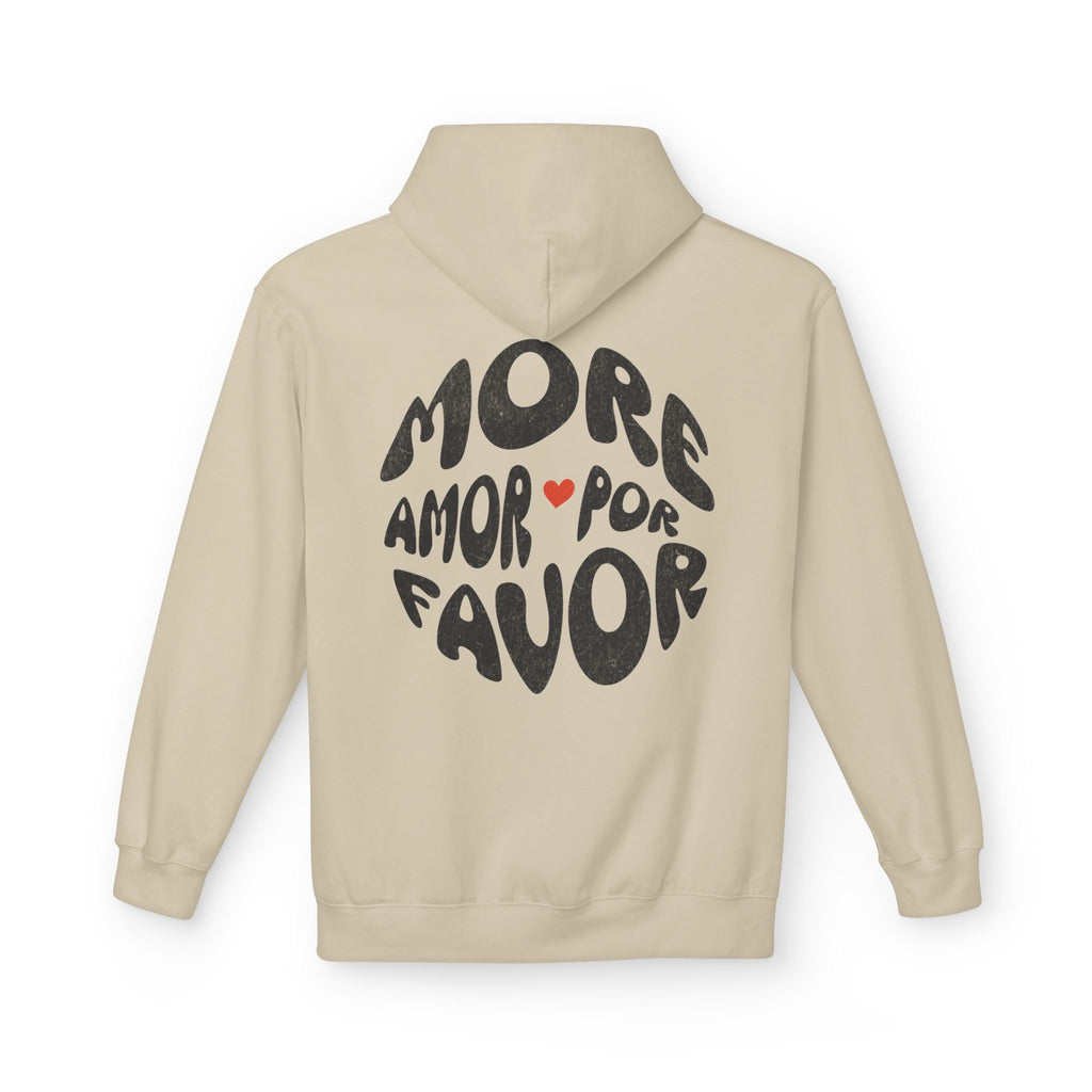 More Amor Por Favor | Cozy, comfortable Midweight Fleece Hoodie