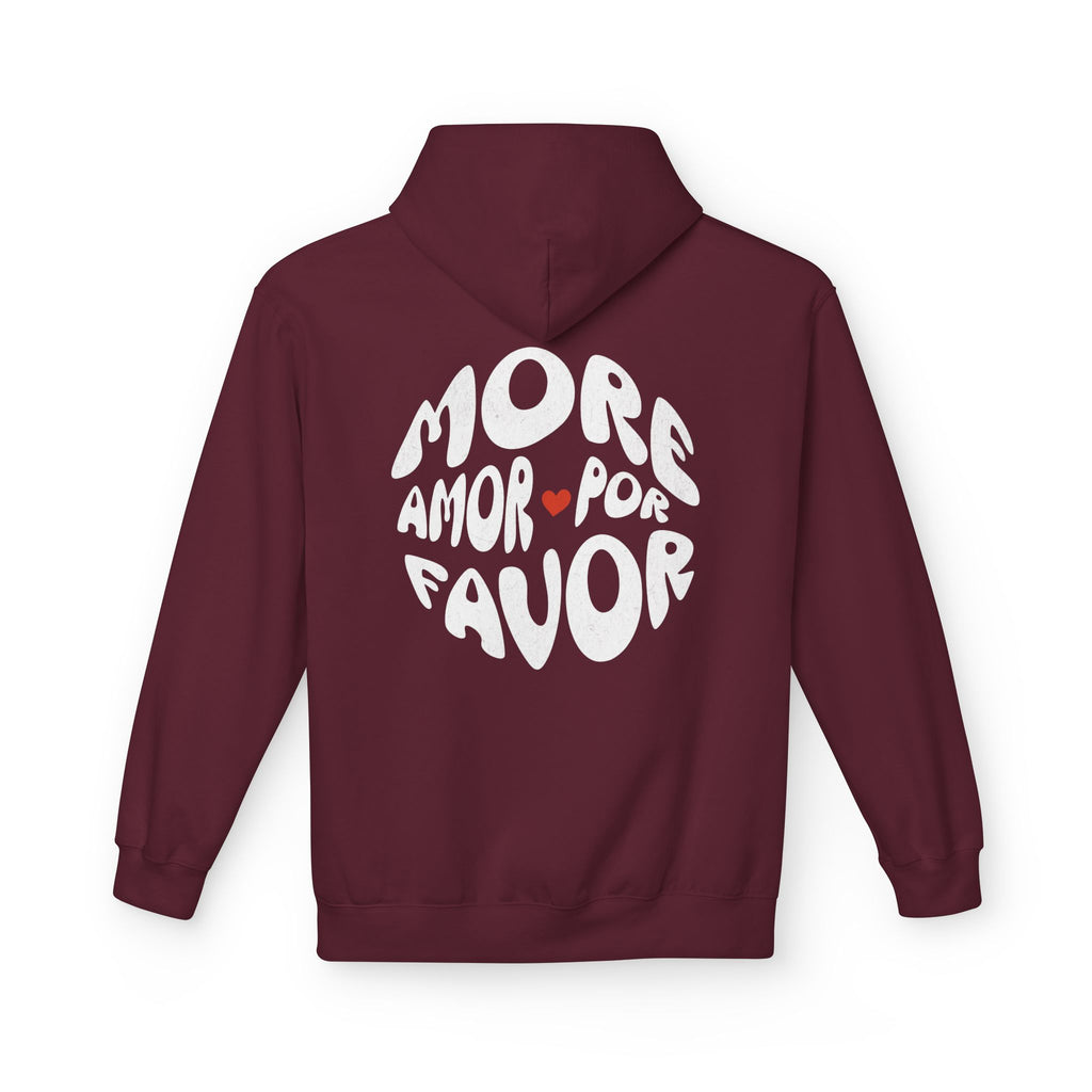 More Amor Por Favor | Cozy, comfortable Midweight Fleece Hoodie