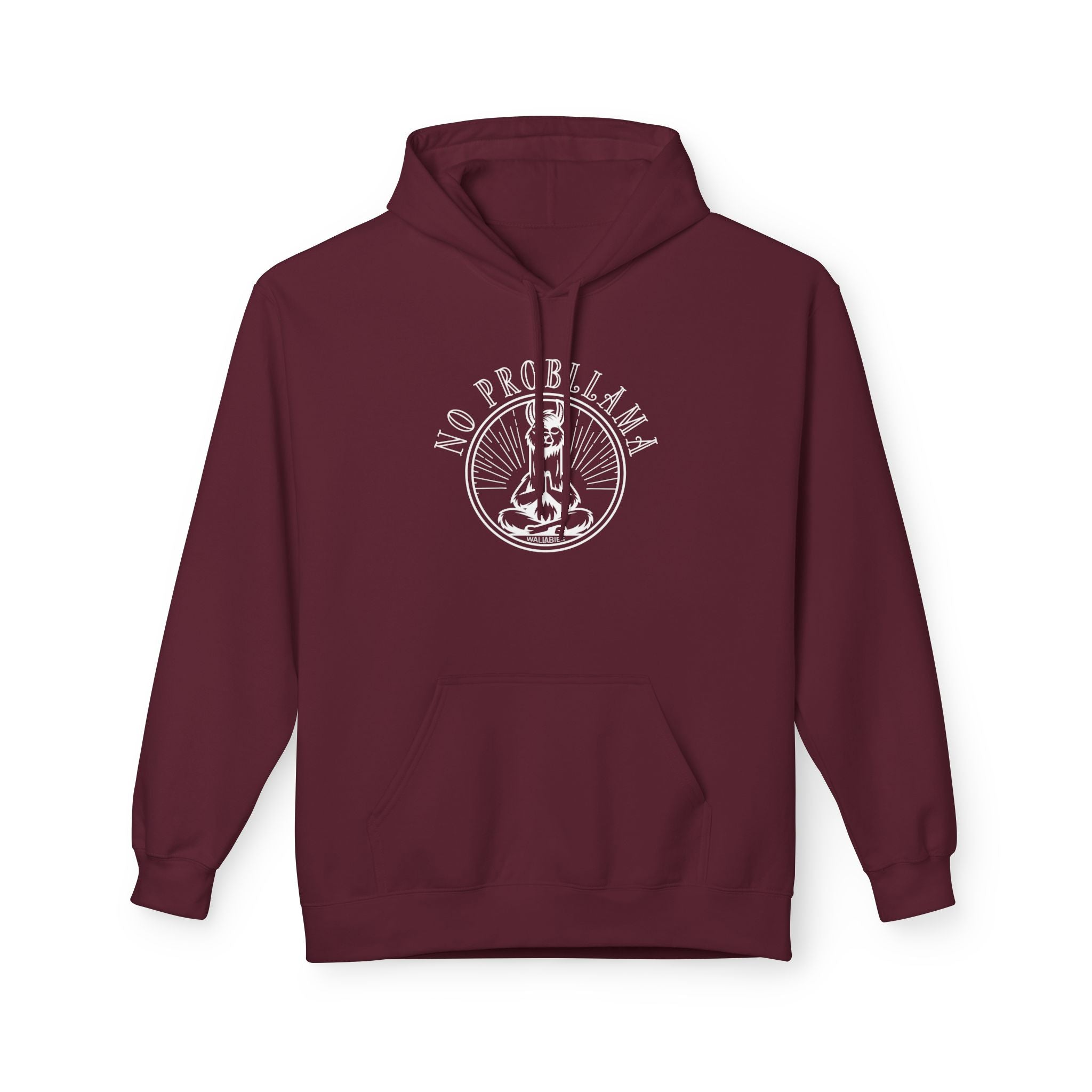 No Probllama Midweight Graphic Hoodie