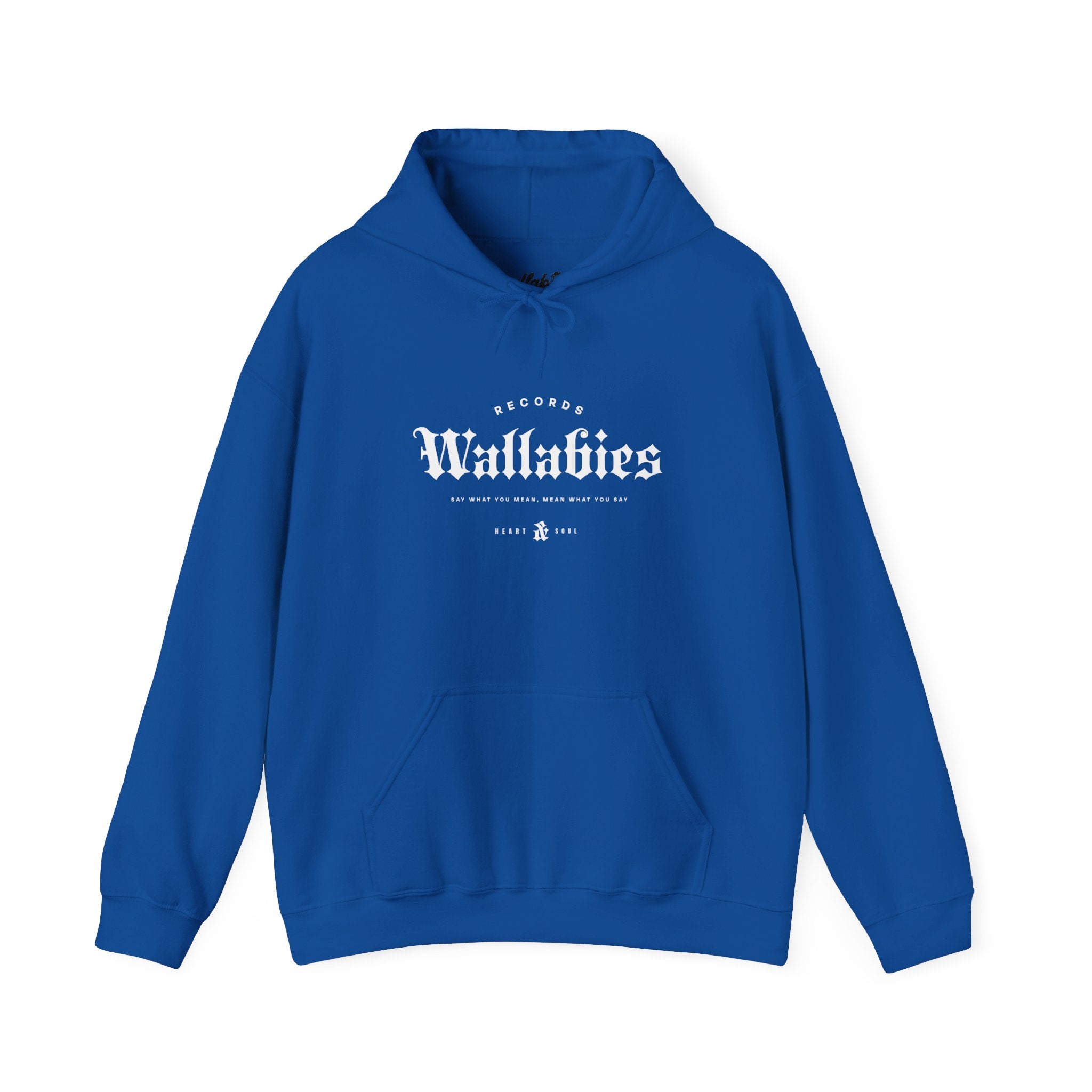 Wallabies Records Midweight Streetwear Hoodie