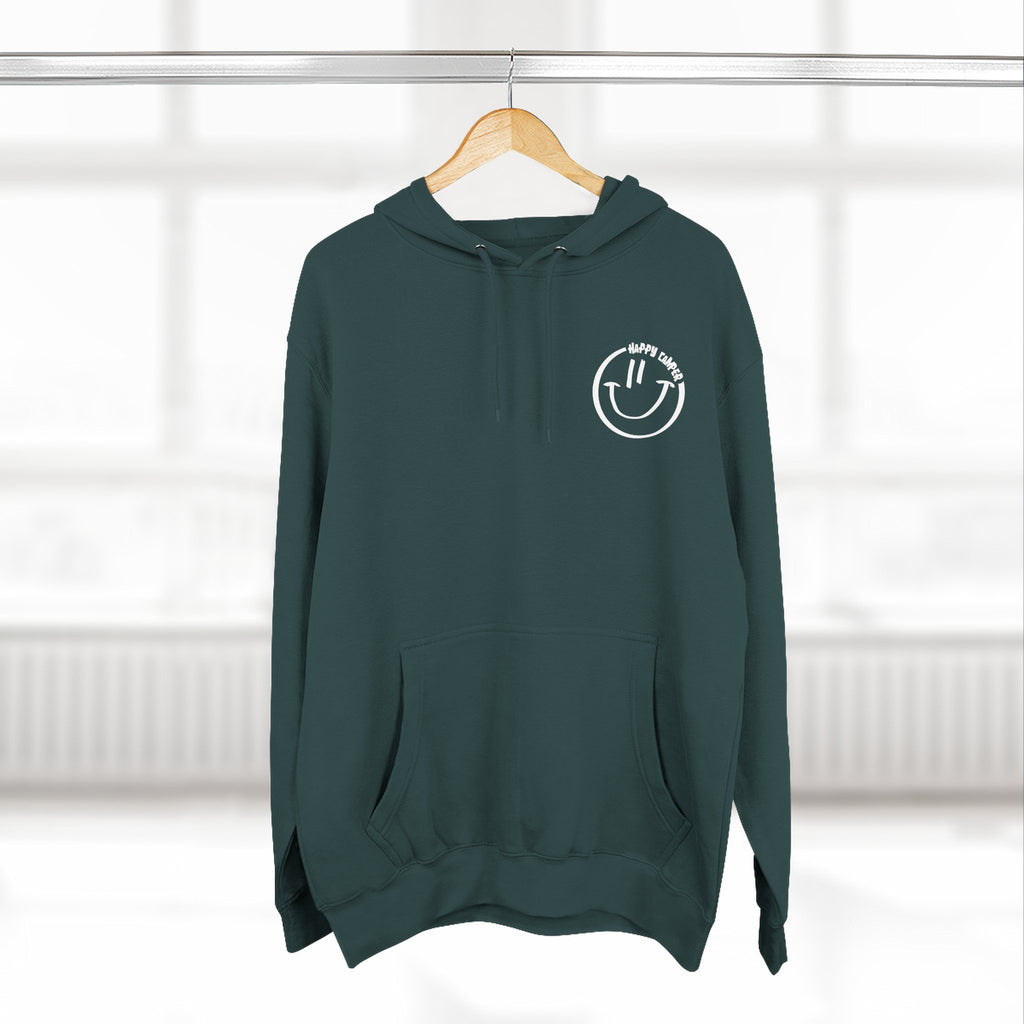 Happy Camper Premium 3-Panel Hoodie