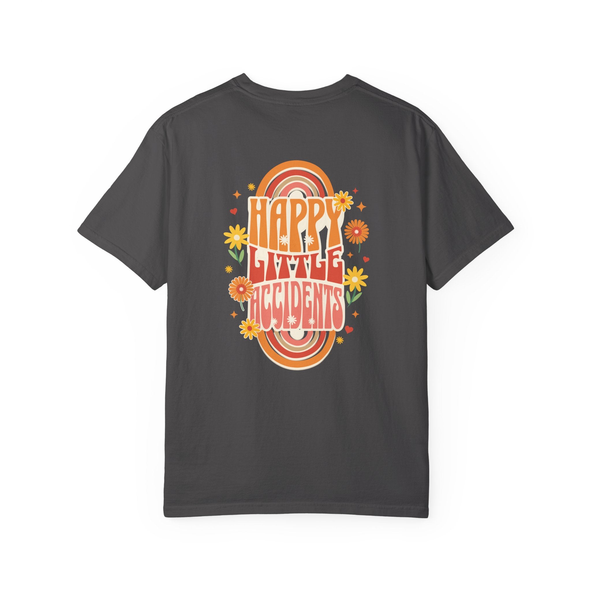 "Happy Little Accidents" Vintage-Inspired Unisex T-Shirt for Casual Days, Gifts, Summer Fun, Boho Style