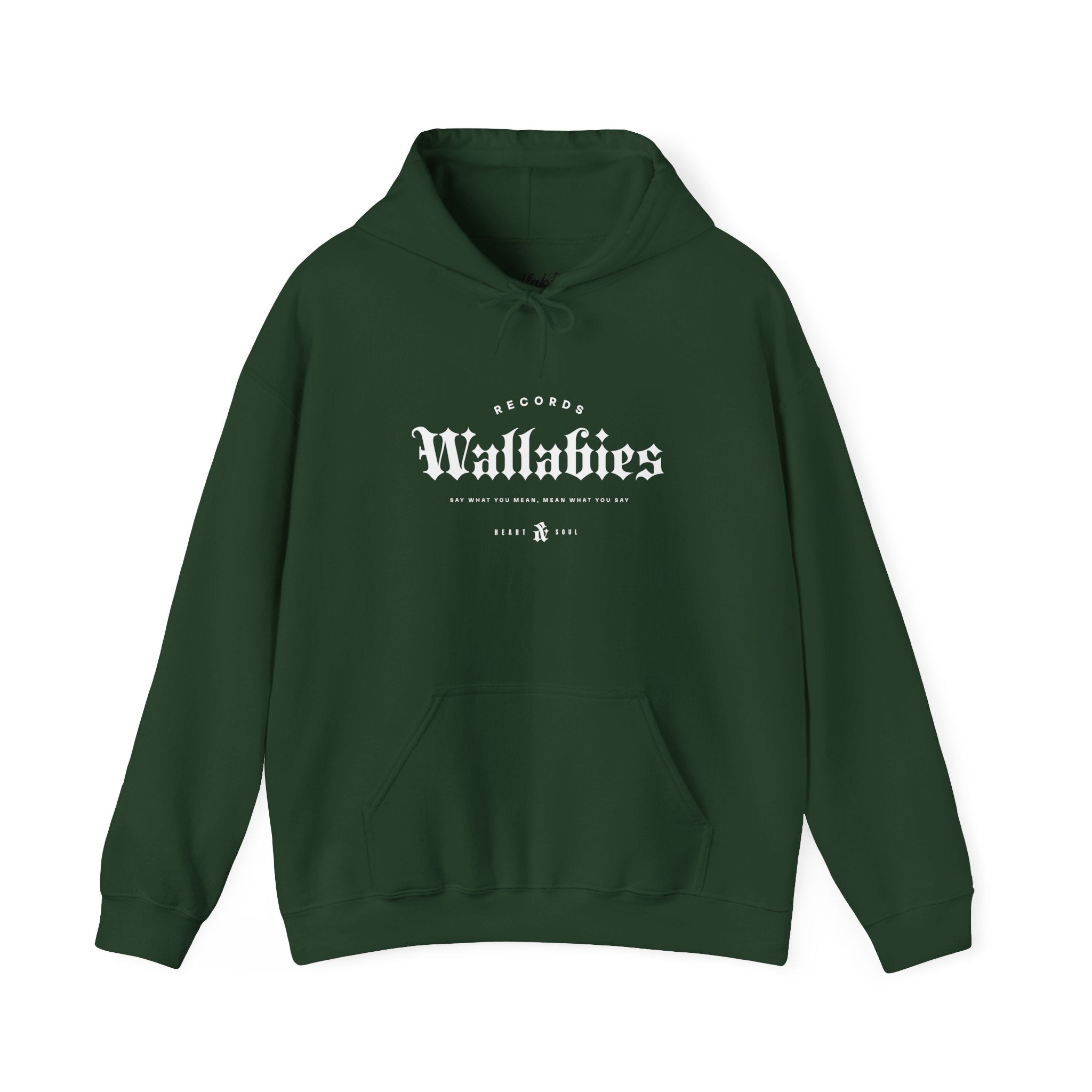 Wallabies Records Midweight Streetwear Hoodie
