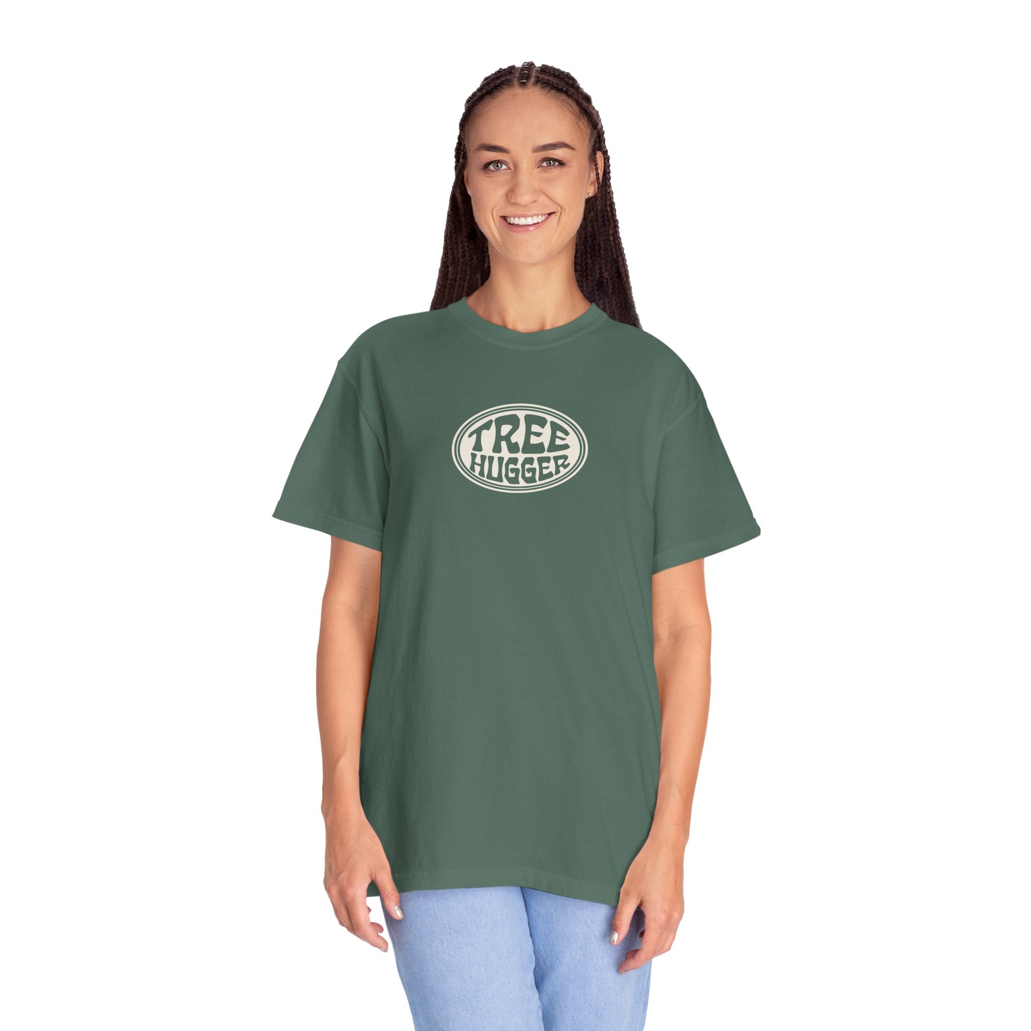 Eco-Friendly Tree Hugger T-Shirt - Soft Casual Top for Nature Lovers, Earth Day Gift, Unisex Wear, Sustainable Fashion, Cute Graphic Tee