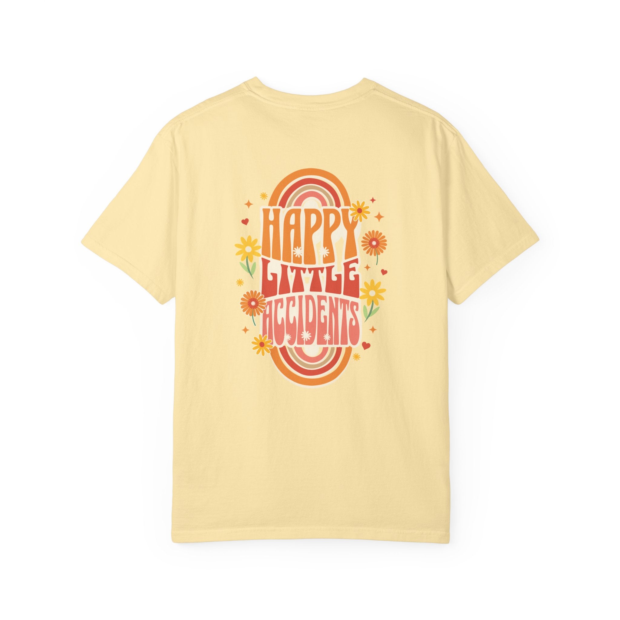 "Happy Little Accidents" Vintage-Inspired Unisex T-Shirt for Casual Days, Gifts, Summer Fun, Boho Style