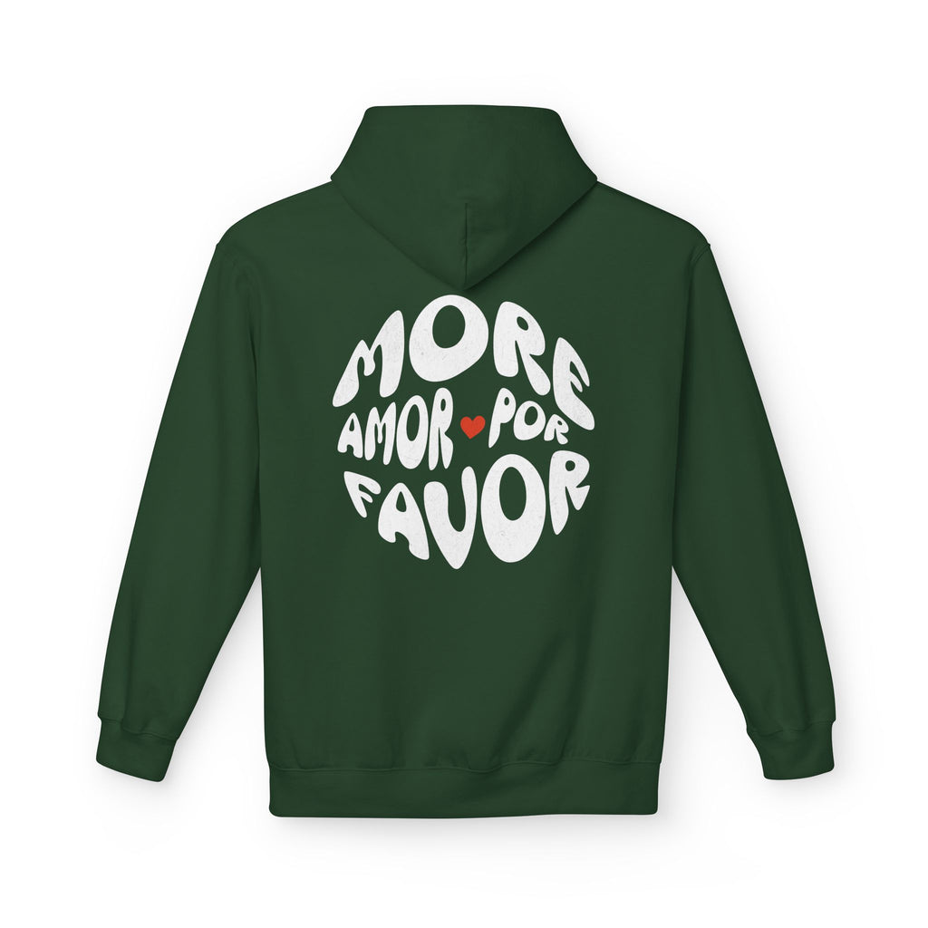 More Amor Por Favor | Cozy, comfortable Midweight Fleece Hoodie