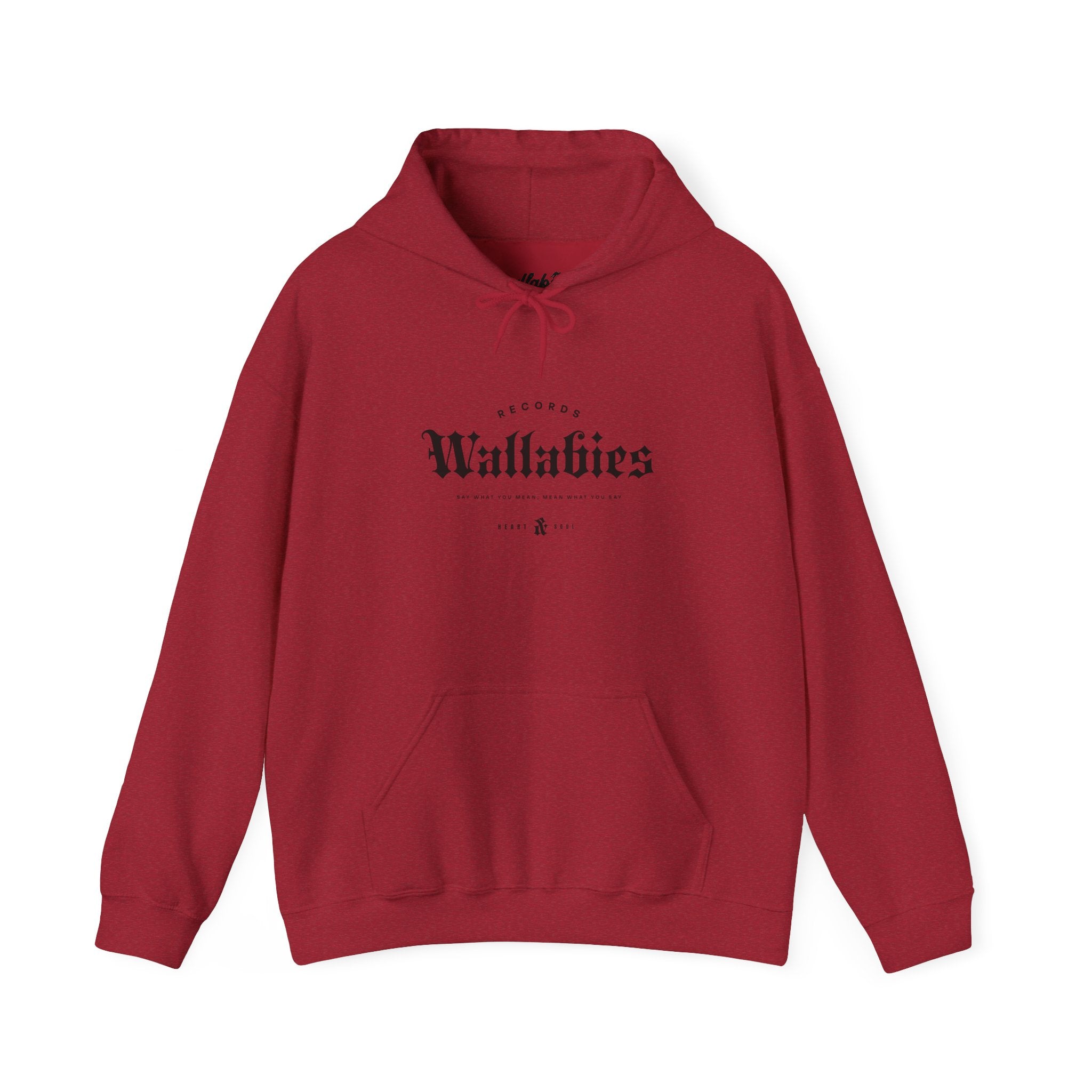 Wallabies Records Midweight Streetwear Hoodie